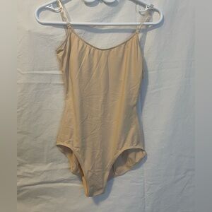 Capezio Cream Bodysuit One Piece Classic Design